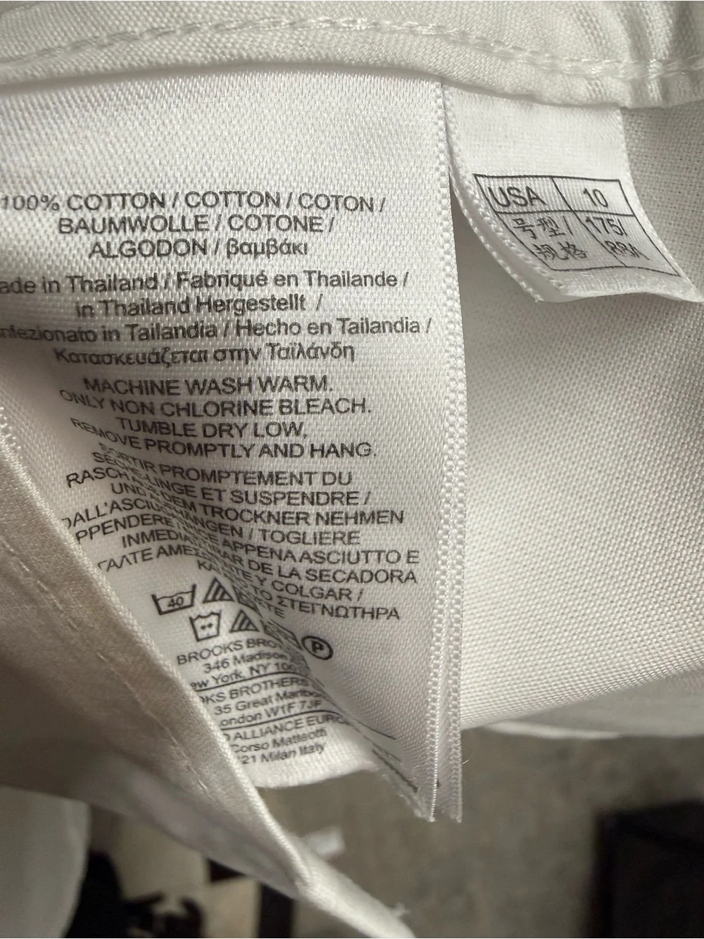Brooks Brothers 346 White Ruffled Button-Front Blouse - Picture 6 of 10